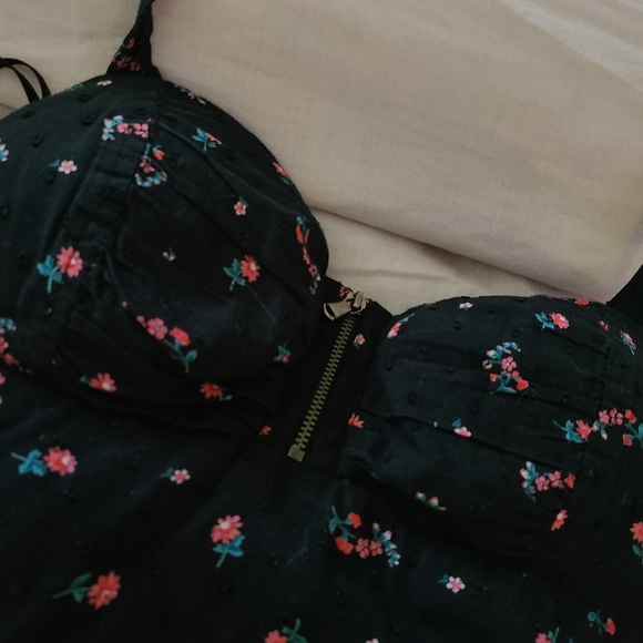 Kismet Black Foral Halter Dress - Picture 8 of 14